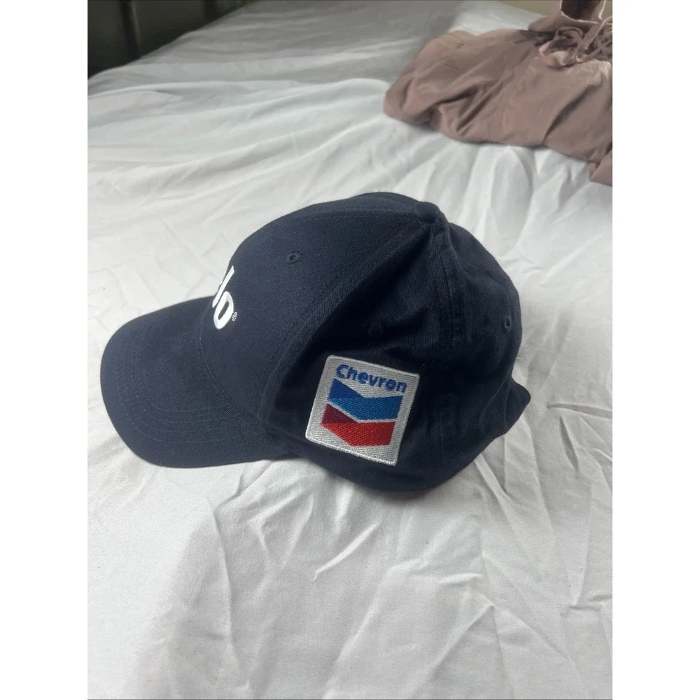 Blue Chevron Delo Trucker Style Hat‎ Strap Back